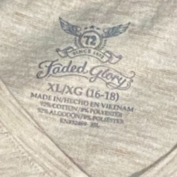 Faded Glory Women's Cream Colored Blouse Size Extra Large - Picture 7 of 8